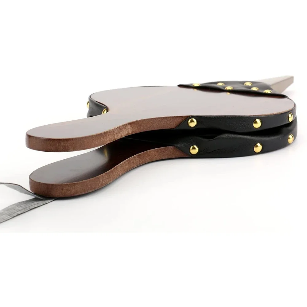 12x30 см Деревянный Портативный Ручной каминный вентилятор ручной уличный прибор