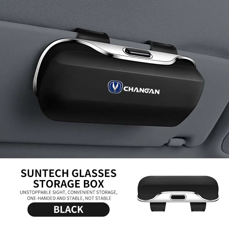 

Changan Cs35 Cs55 Plus Hunter F70 Cs75 Plus X7 Cs65 Cs85 Аксессуары Автомобильный козырек для солнцезащитных очков Чехол для очков Держатель для очков Зажим Коробка