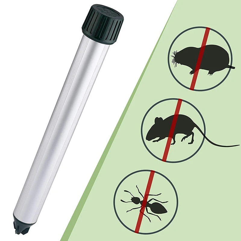 2 шт. отпугиватель кротов с вибрационным двигателем репеллент от средство борьба