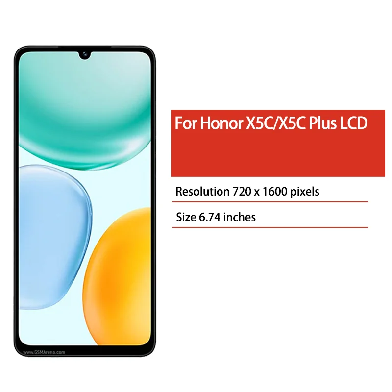 Фото NLA-LX1, NLA-LX2P Премиум ЖК-дисплей для Honor X5C, сенсорный экран, дигитайзер, панель в сборе, ЖК-экран X5c Plus с рамкой №2