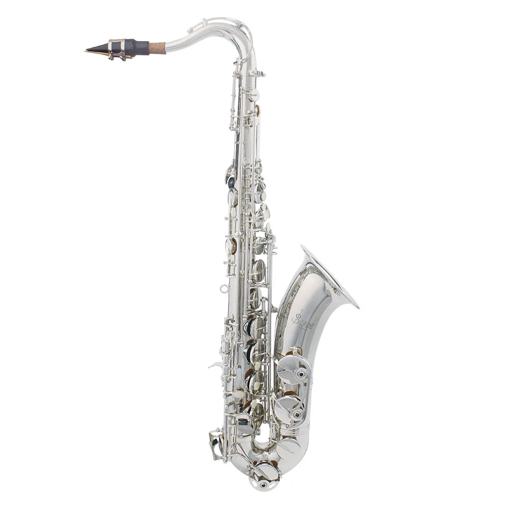

B flat silver tenor saxophone