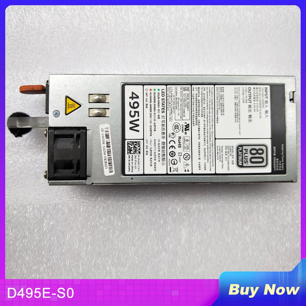 Для DELL D495E-S0 F495E-S0 A 3GHW3 03GHW3 N24MJ 0N24MJ 495W источник питания