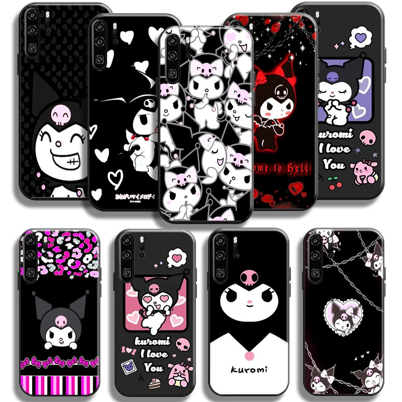 

Cartoon Anime Sanrio Kuromi Phone Case For Huawei P50 P40 P30 P20 Pro Lite 5G Case For Huawei P Smart Z 2021 Coque