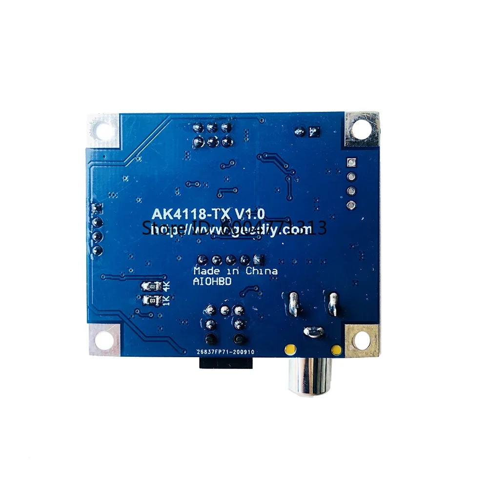 Фото Плата коаксиального оптоволоконного выхода I2S AK4118 VOLUMIO MOODEF 24bit 192K для Raspberry Pi 2B 3B 3B+ 4B №4