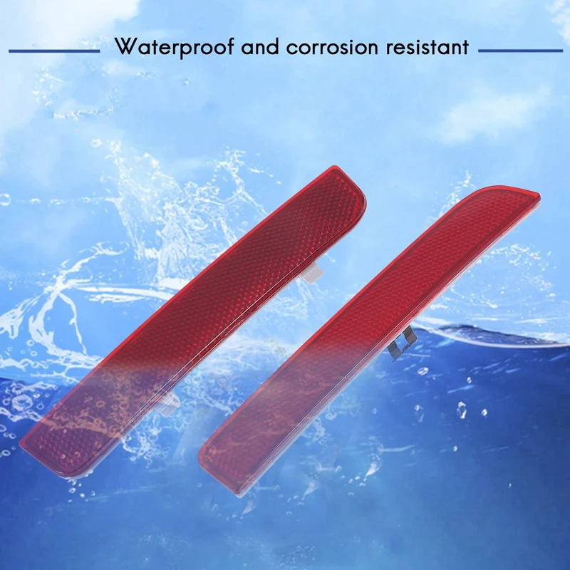 1 пара красных отражателей заднего бампера для Land Rover Range L322 Freelander номер детали: LR