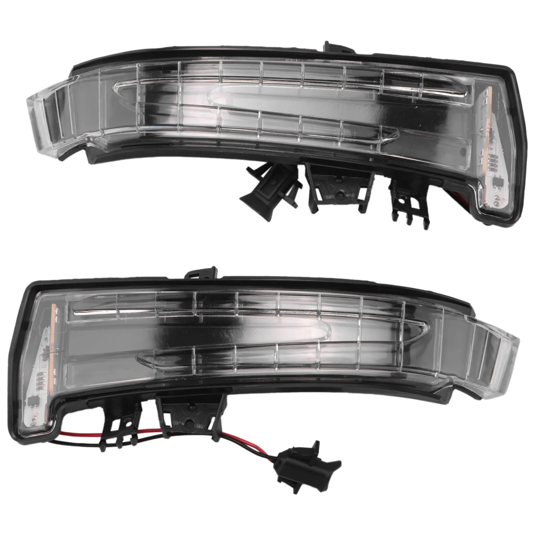 

2 Pair for Mercedes W204 W212 W221 LED Side Mirror Marker Turn Signal Light Lens 2129067401 2129067501