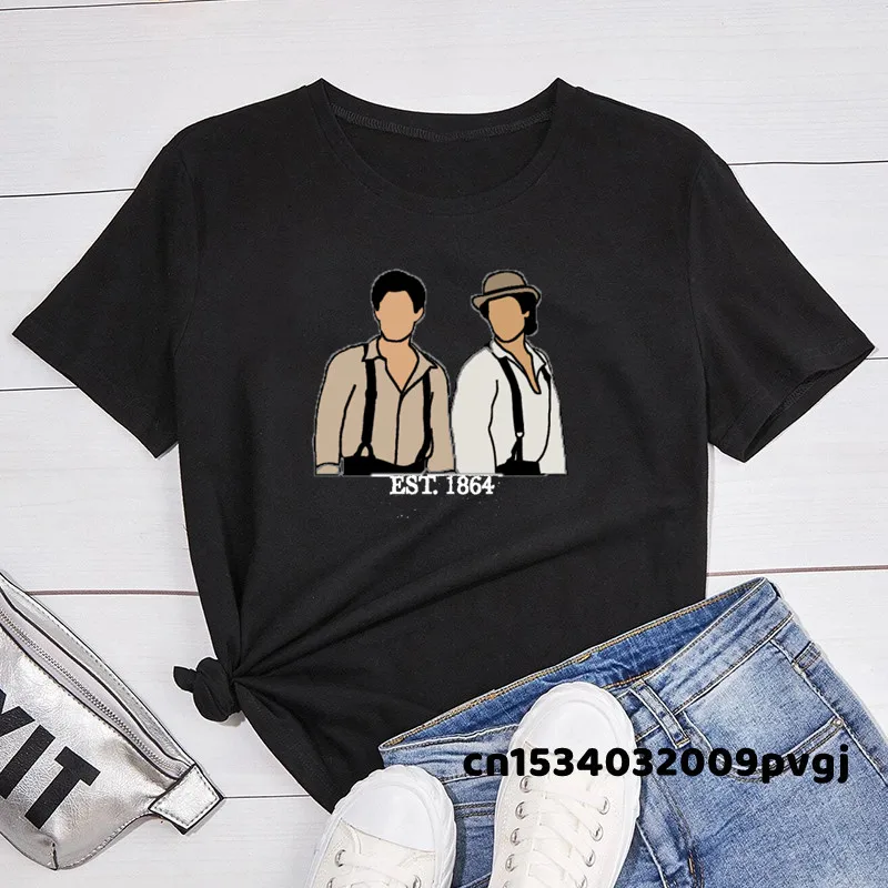 

The Vampire Diaries T-shirt Men Salvatore Brothers Mystic Falls T-shirts Male Short Sleeve Streetwear Tee Shirt Oversize