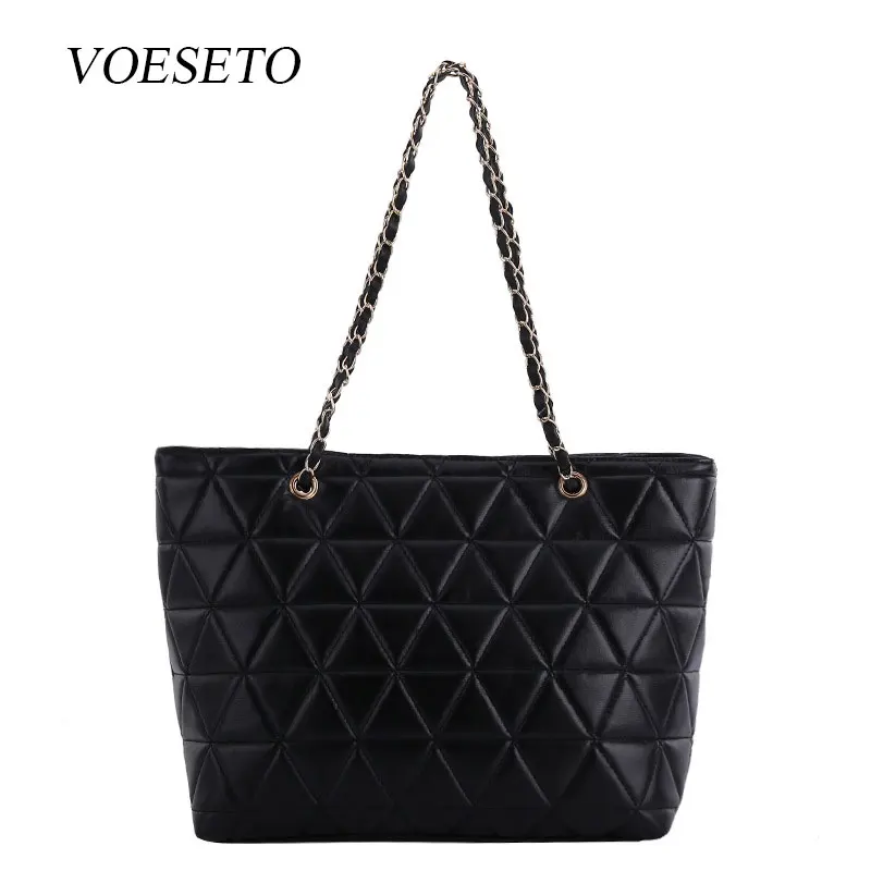 

Women's Luxury Padded Large Capacity Leather Tote Bag Female Beach Bags 2022 Trendy Fashion Shoulder Casual Simple Messenger Bag