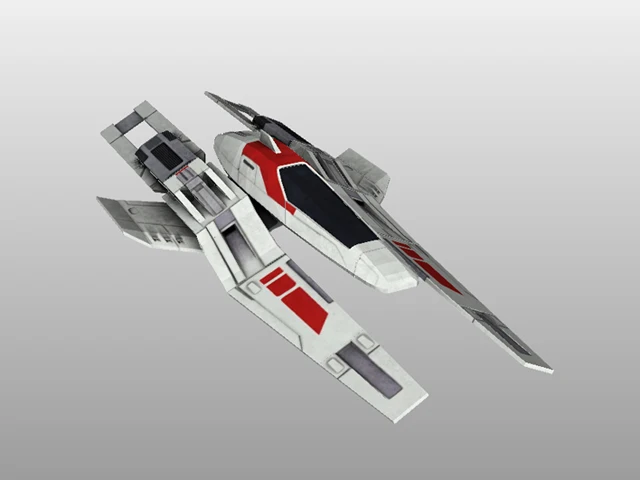 

Quality Effect Of Fighter Spacecraft 3D Paper Model DIY