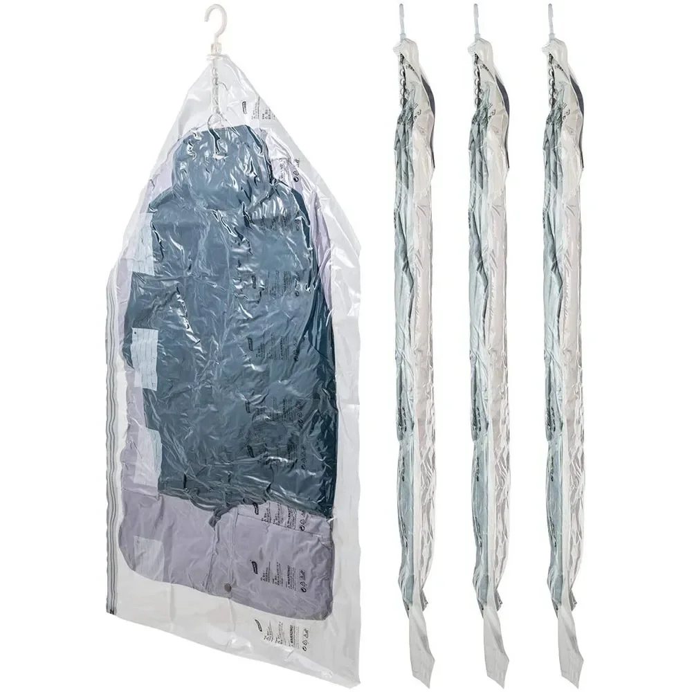 

Новые подвесные мешки для хранения с воздушным клапаном, пыленепроницаемые и влагостойкие, идеальная Экономия места для вашего дома или шкафа.