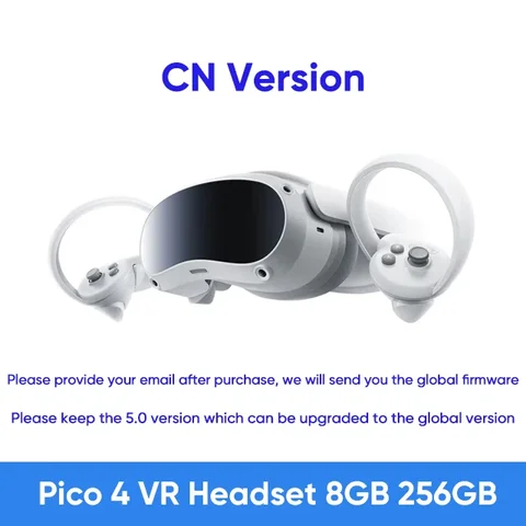 Гарнитура виртуальной реальности Pico 4, «все в одном» 3d-очки виртуальной реальности, 4K + Дисплей для Metaverse и Stream Gaming pico 4 VR