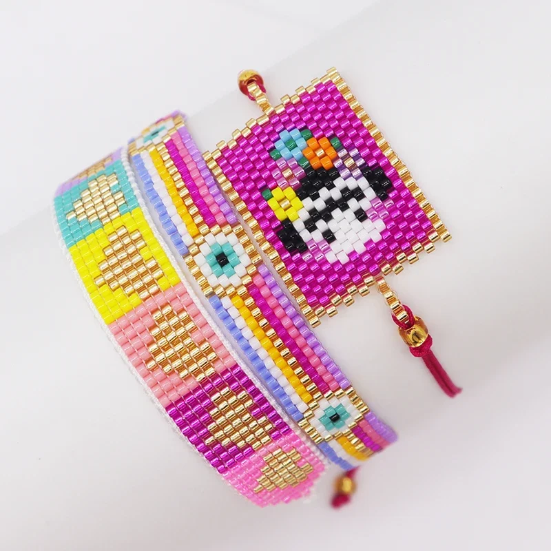 ALIYA богемные модные крошечные браслеты из бисера Миюки мексиканские украшения