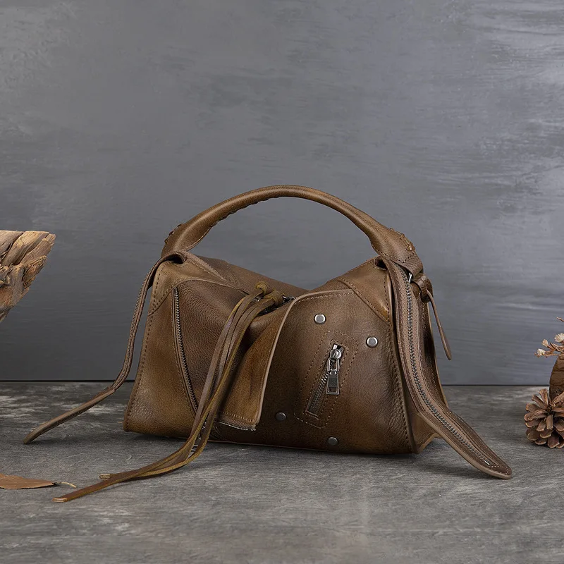 MOTAORA новая модная квадратная сумка из воловьей кожи маленькая через плечо