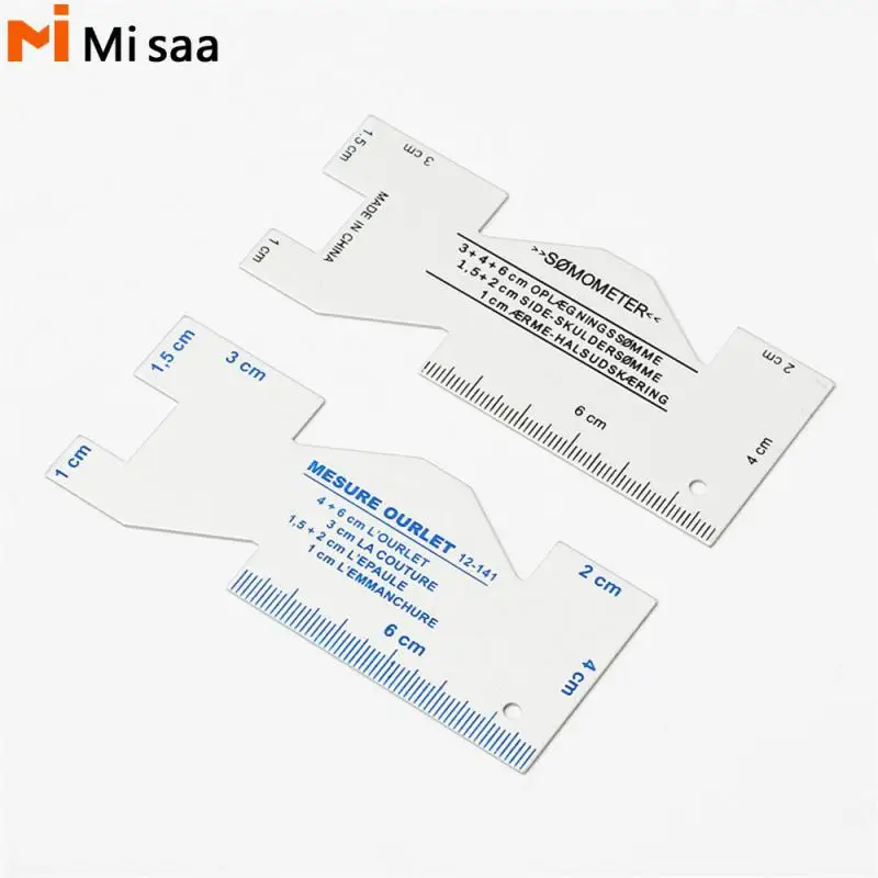 

Aluminum Simple Portable Precise Clear Convenient Manual Tool Small Durable Home Furnishing Metal Sturdy Patchwork Ruler