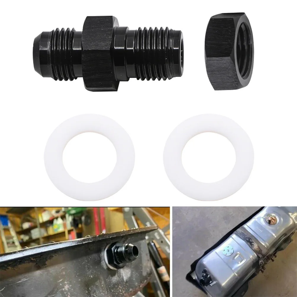 

Adapter Fuel Cell Fitting Accessories Aluminum Black Bulkhead Connector