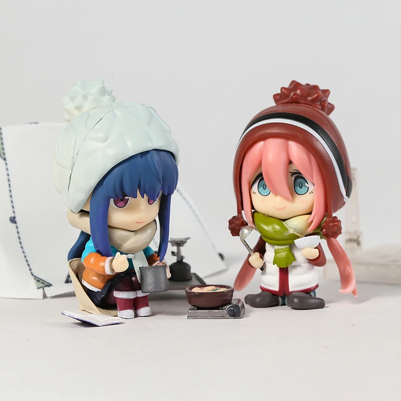 

Laid-Back Yuru Camp Nadeshiko Kagamihara 903 Rin Shima 981-DX Q Face Doll Action Figure Collectible Model Toy Gift