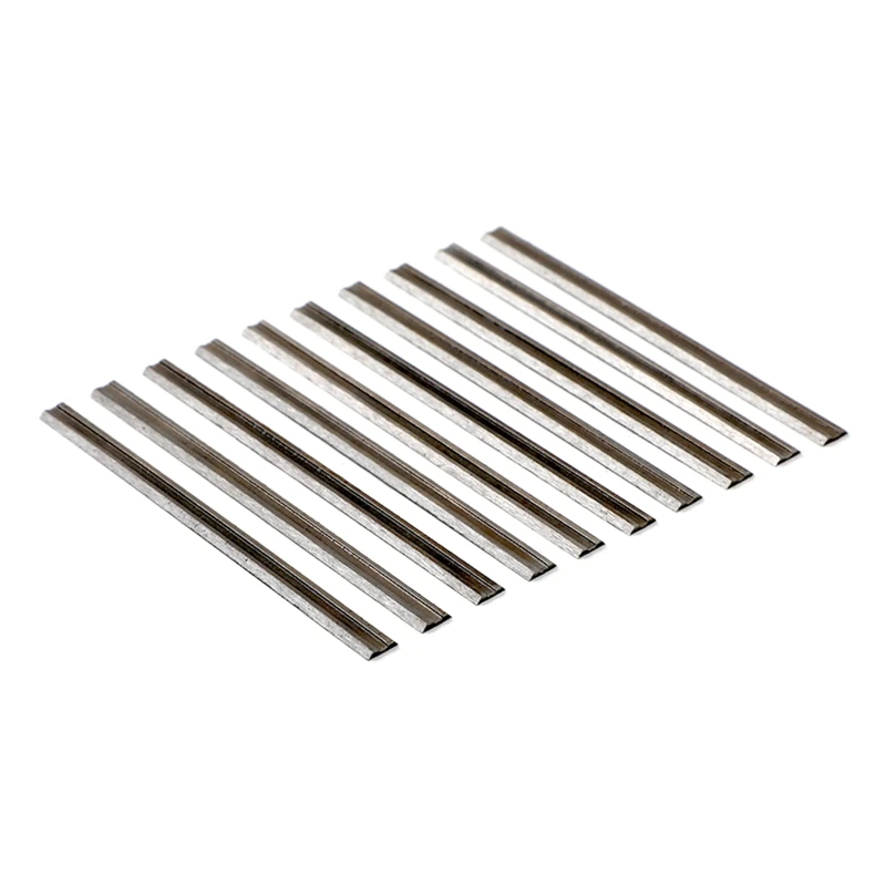 

10 Pieces High-speed Steel(HSS) Replacement Hand Planer Blades Replaceable Suitable for Most Hand Planer Machinery Parts