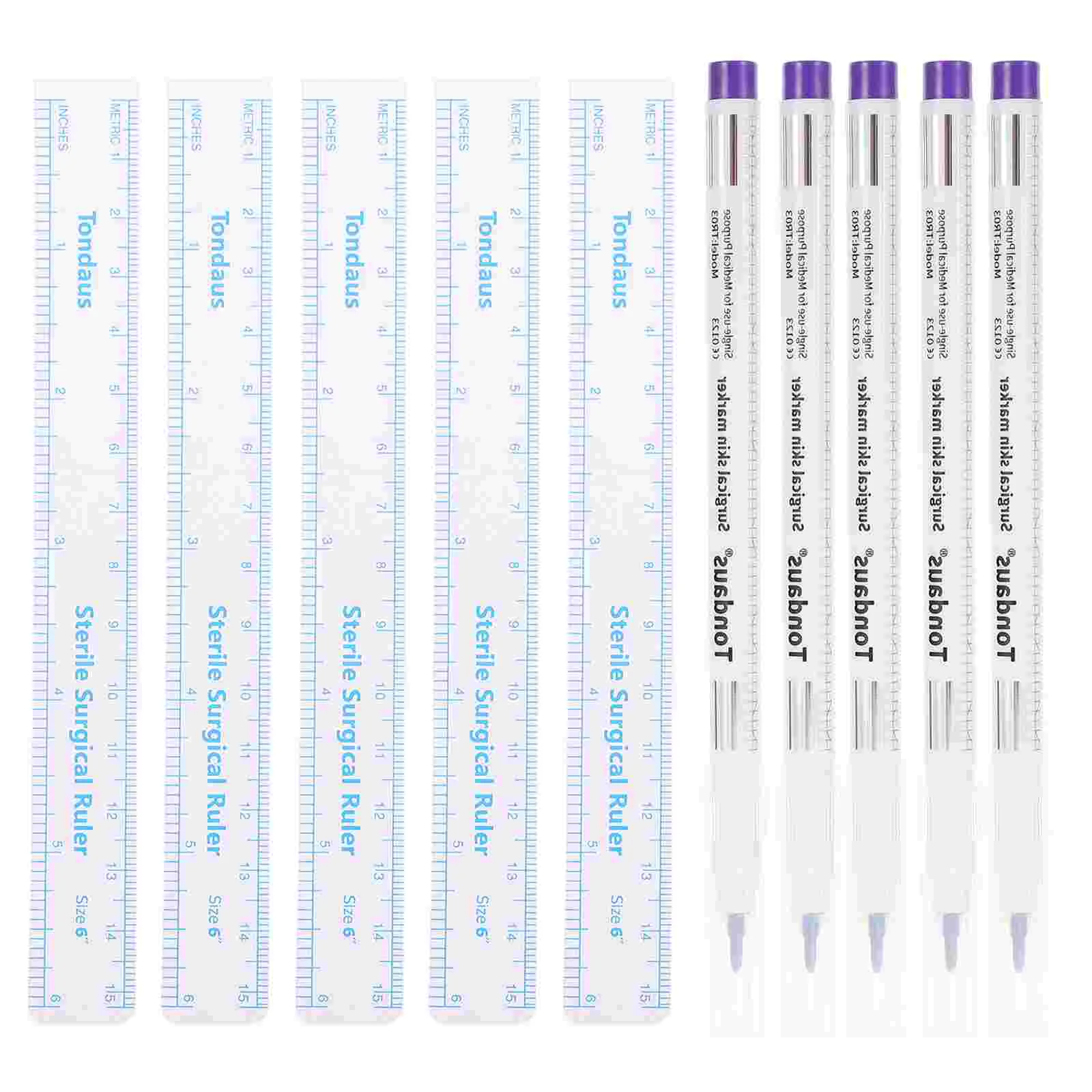 

10 шт., пластиковые тату-маркеры для бровей