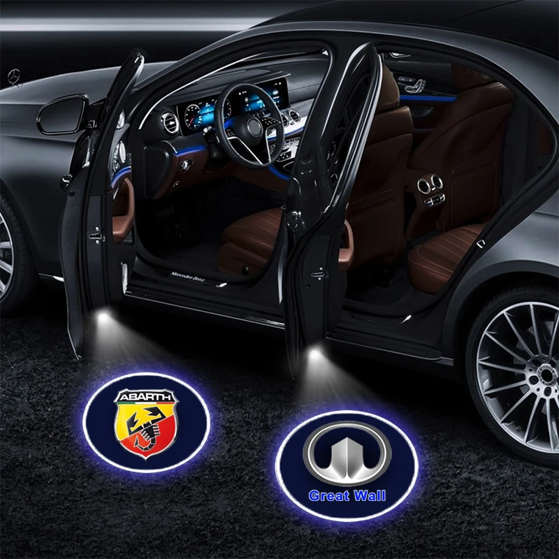 

Led Car Door Welcome Light Laser Projector Logo Lights Car styling For Subaru Forester impreza Outback Legacy Tribecacar WRC XV
