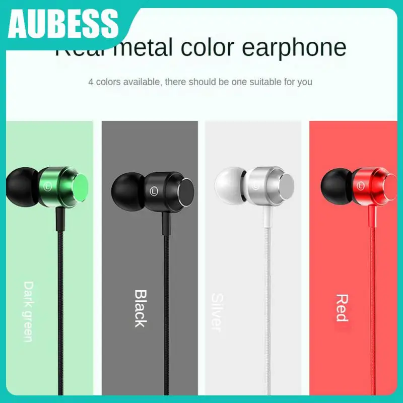 

9d In-ear Common Headset Upgrade Version Stereo Earphone Comfortable Earpiece For Mobile Phone 3.5mm With Mic Headphones Wired