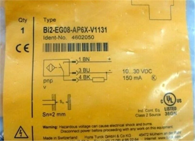 

Original New 3PCS NI75U-CP80-VP4X2-H1141 & 2PCS Bi2-EG08-AP6X-V1131 & 2PCS PKG3M-2 (M8)