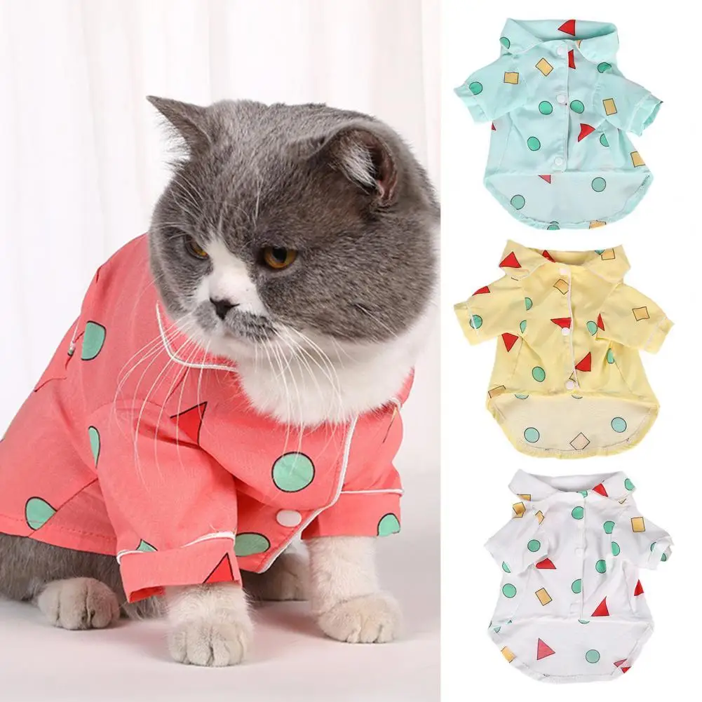 

Pet Pajamas Turn-down Collar Pet Clothes Puppy Fashion Pet Clothes
