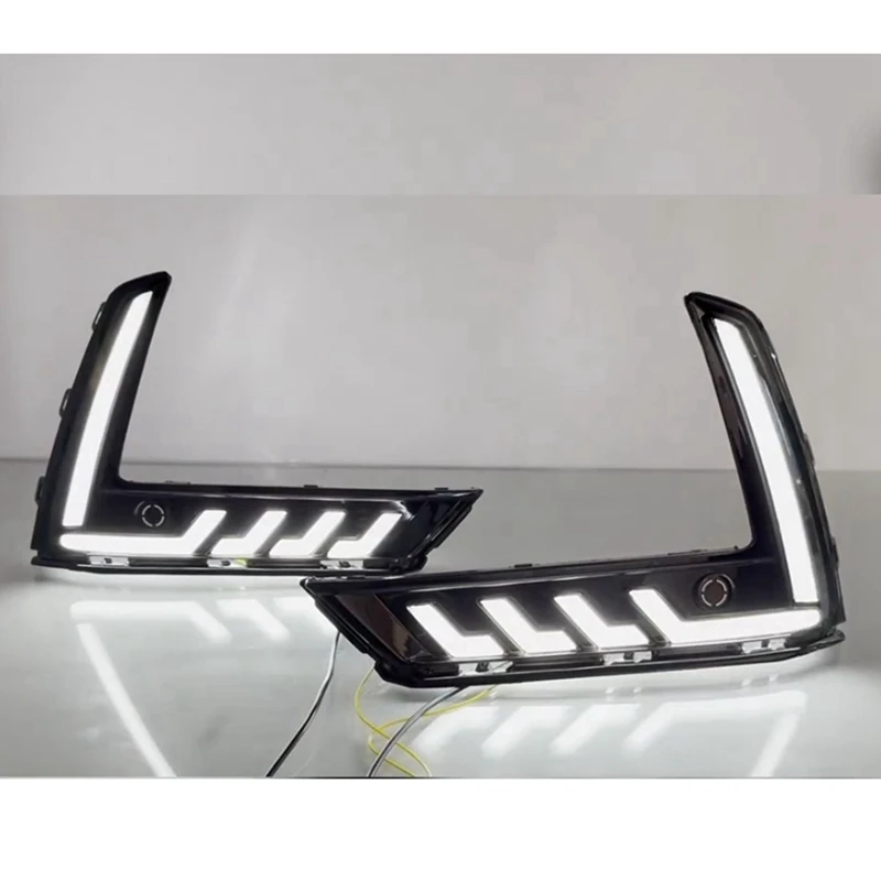 Светодиодные дневные ходовые огни для Honda CRV CR-V 2023 2024 DRL динамические указатели