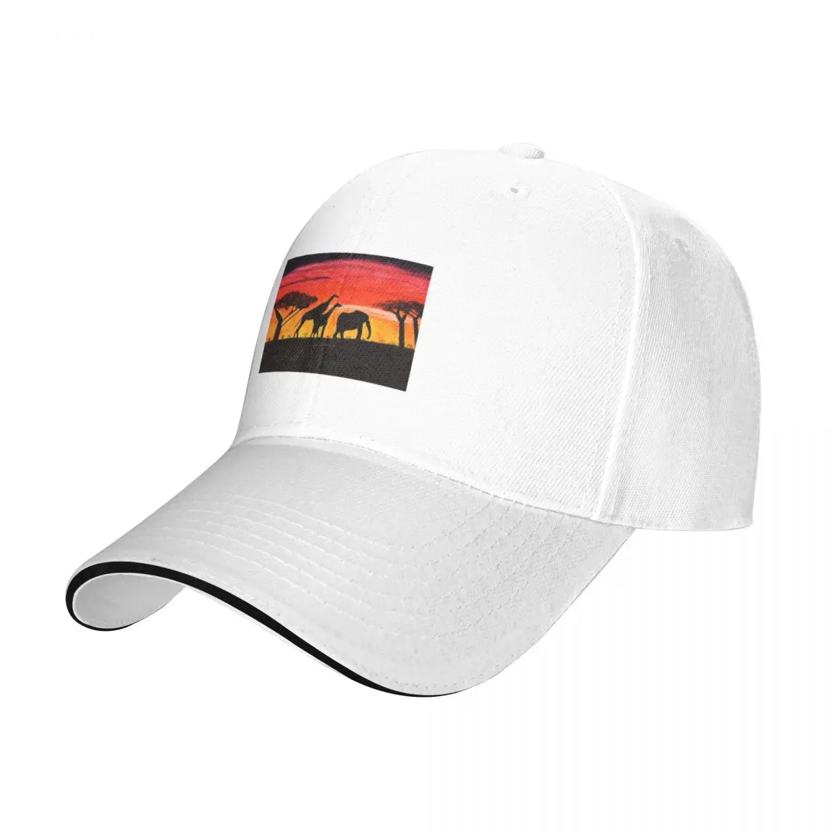 Белая бейсболка Safari Sunset