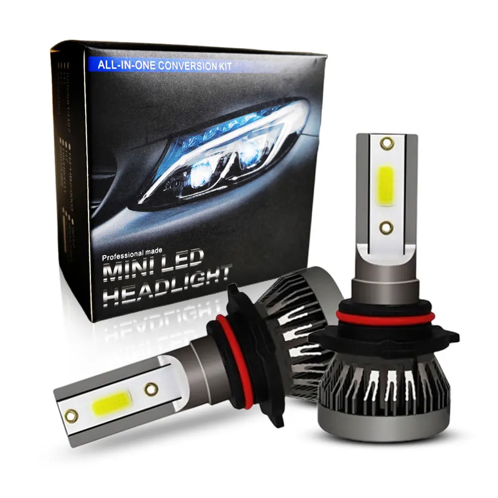 2 шт., водонепроницаемые лампы для автомобильных фар H7 H1 H11 H4 6000 лм