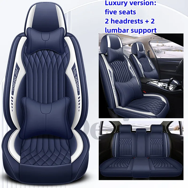 

NEW Luxury Full Coverage Car Seat Covers For Hyundai Tucson 2019 Elantra Sonata Veloster Santa Fe Accent Aolaris Accessories