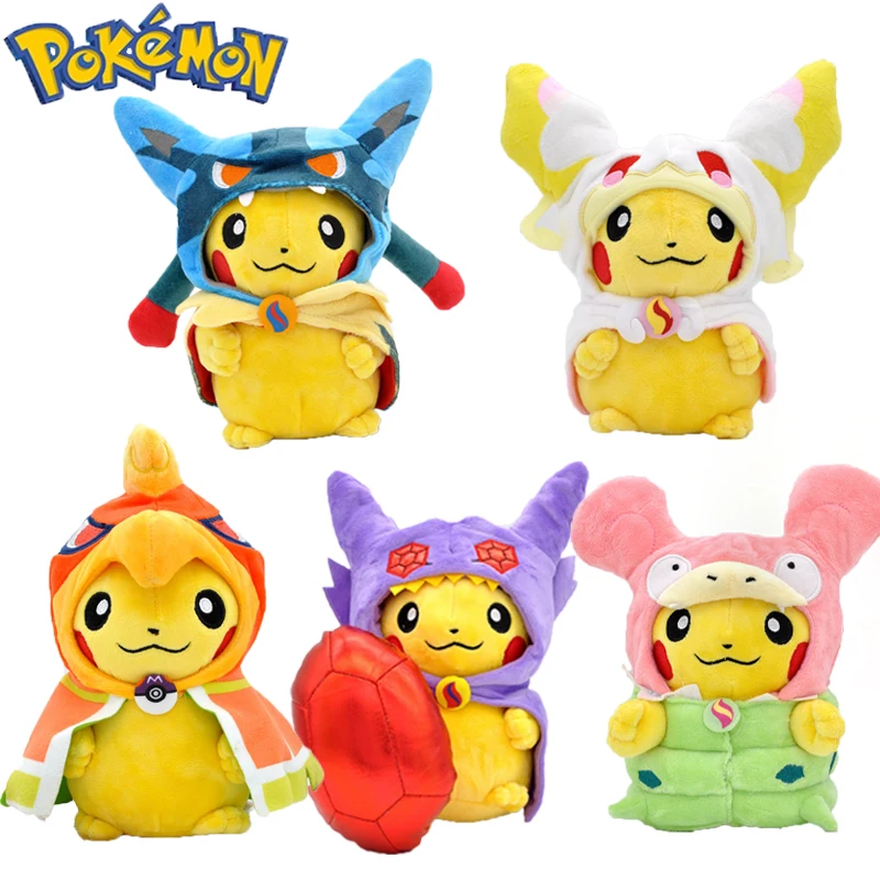 

Плюшевые куклы Покемоны, Пикачу, для косплея, игрушки-подушки для детей