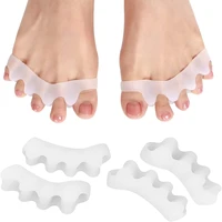 silicone orthopedic shoe insoles toes separator bunion bone ectropion adjuster toes adult kids foot care products pain relief