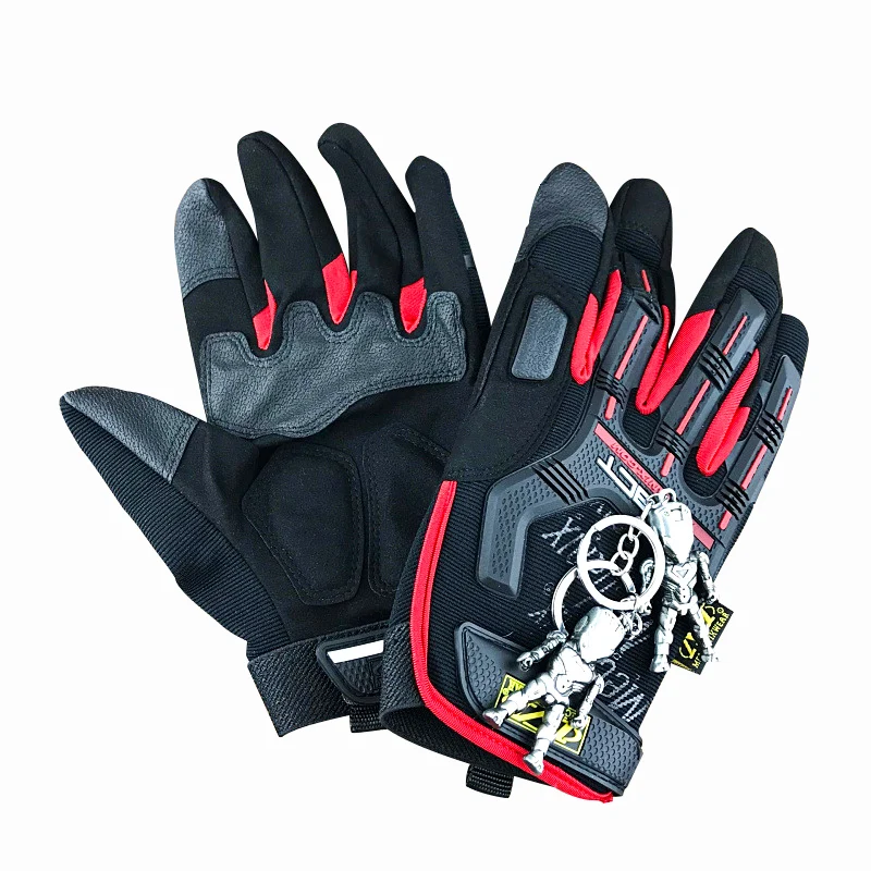 

Full Finger Tactical Army Gloves Military Paintball Shooting Airsoft Combat PU Leather Touch Screen Rubber Protective Gloves