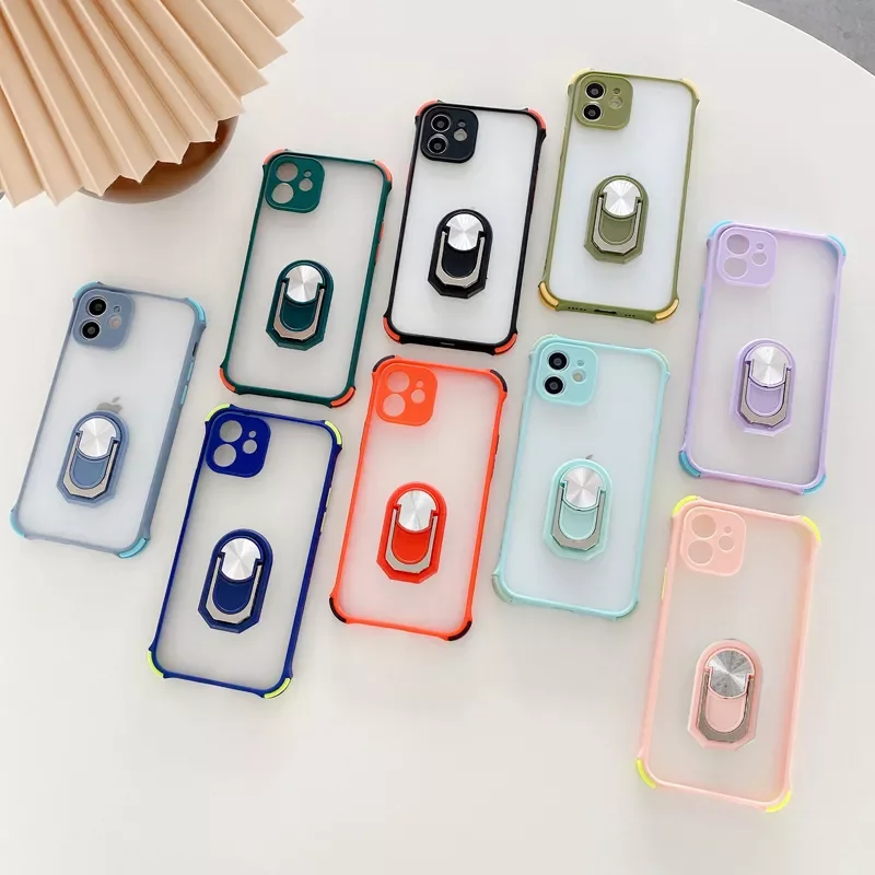 

Case for Samsung Galaxy S21 Ultra S20 FE Note 20 Ultra F62 A32 A42 A52 A72 Ring Coque Camera Protetion Phone Case Cover