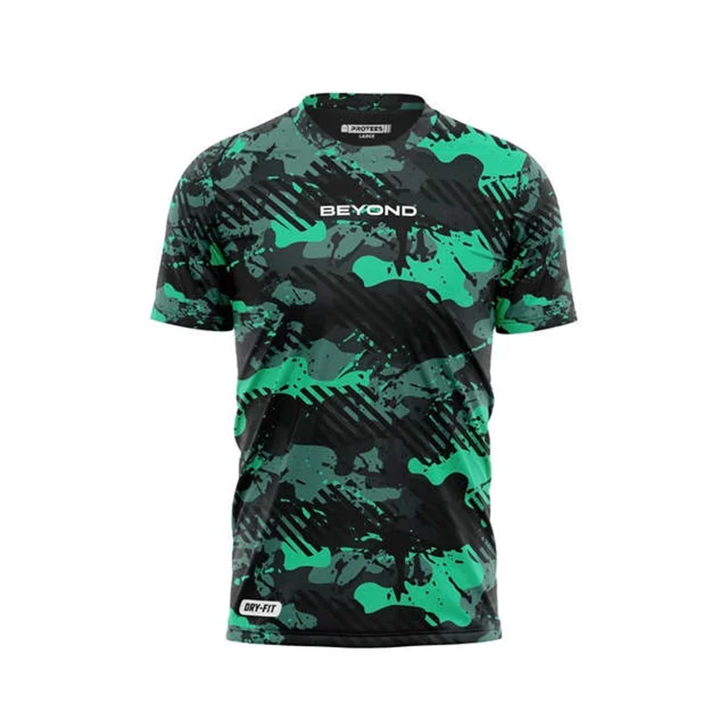Мужская Летняя Быстросохнущая Футболка С Камуфляжным Лоскутным Принтом