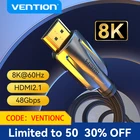 Кабель HDMI 2,1 Vention, 4K, 8K, штекер-штекер, для коммутатора, разветвителя ТВ, PS34 Smart Box, проектора, высокоскоростной кабель HDMI 8k
