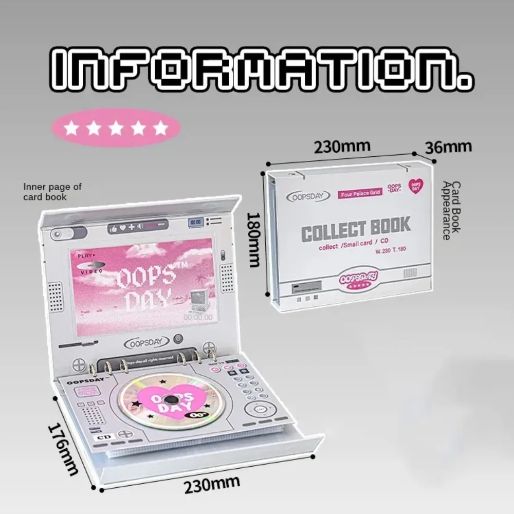 3-дюймовый ретро-альбом для DVD-карт CD/DVD женский стиль 2K держатель фотокарт