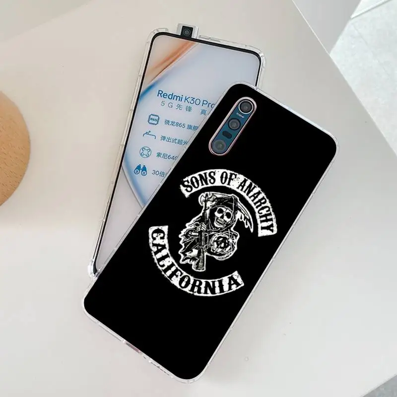Чехол для телефона с изображением сыновей анархии США ТВ Samsung S21 A10 Redmi Note 7 9 Huawei P30Pro