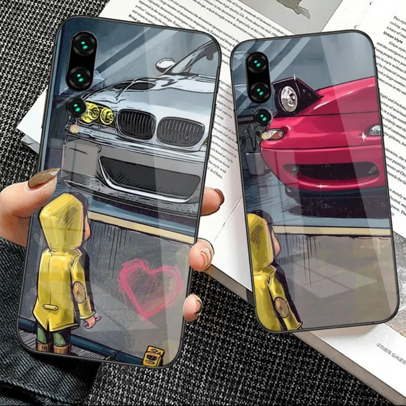 

Чехол со стеклянным стеклом для телефона Huawei P50 P40 P30 P20 Pro Mate 40 30 20 Pro Nova 9 8 7