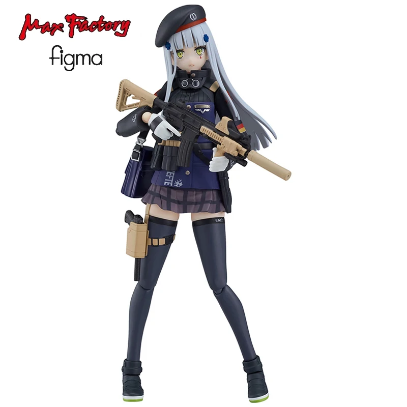 

Фигурка фирмы MaxFactory Figma № 573 для девочек Frontline HK416, фигурка из ПВХ, оригинальная аниме Коллекционная модель в коробке, подарок на день рождения