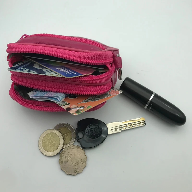 Кошелек NICOLE &amp CO 2023New для мужчин и женщин бумажник из овечьей кожи на молнии с