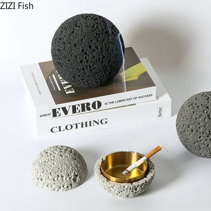 

Creative Planet Ashtray Office Desk Decoration Smoking Accessories for Weed Stainless Steel Household Ashtray Gift for Boyfriend