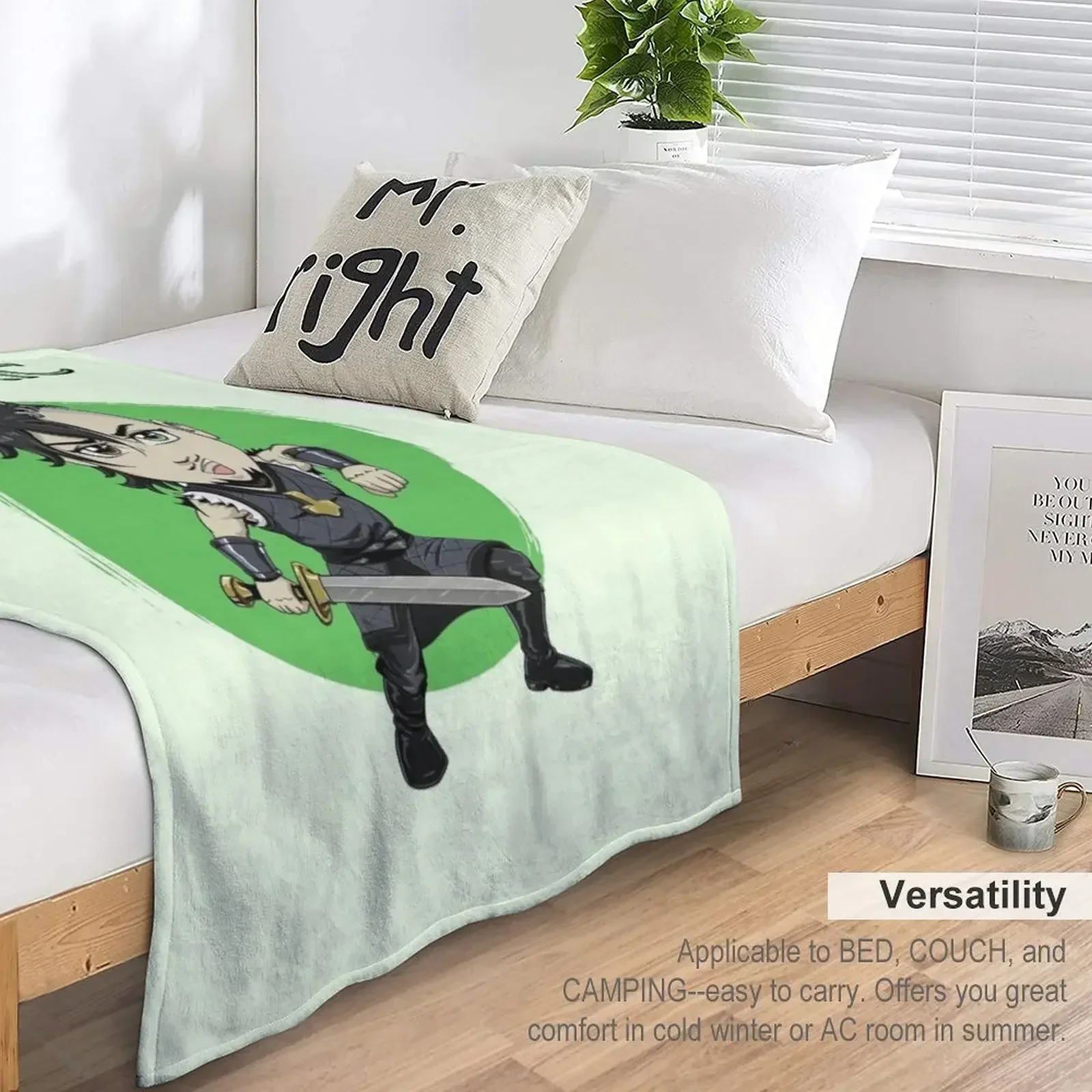 Новое одеяло Chibi Team Sihtric теплое для косплея в стиле аниме одеяла кровати