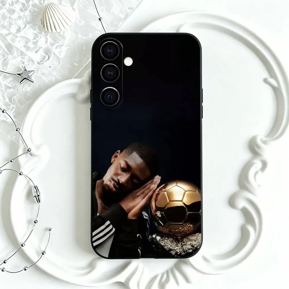 Фото Чехол для телефона Football Star for Dembele, черный, силиконовый, мягкий, для Samsung Galaxy A73, A72, A71, A70, A53, A52, A51 №3
