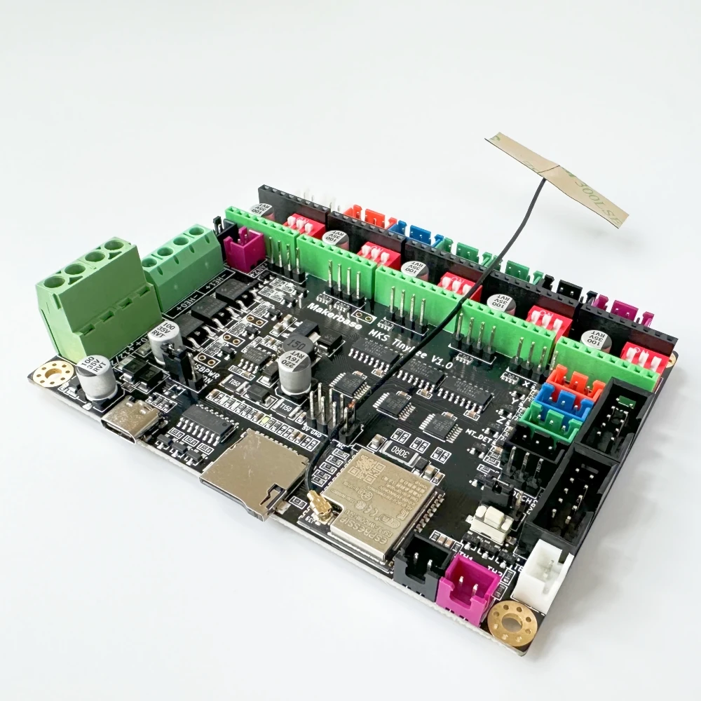 Плата управления 3D-принтера Makerbase MKS TinyBee с WiFi-модулем ESP32 и 32-разрядным контроллером, обновленный комплект с дисплеем TFT24 сенсорным экраном.