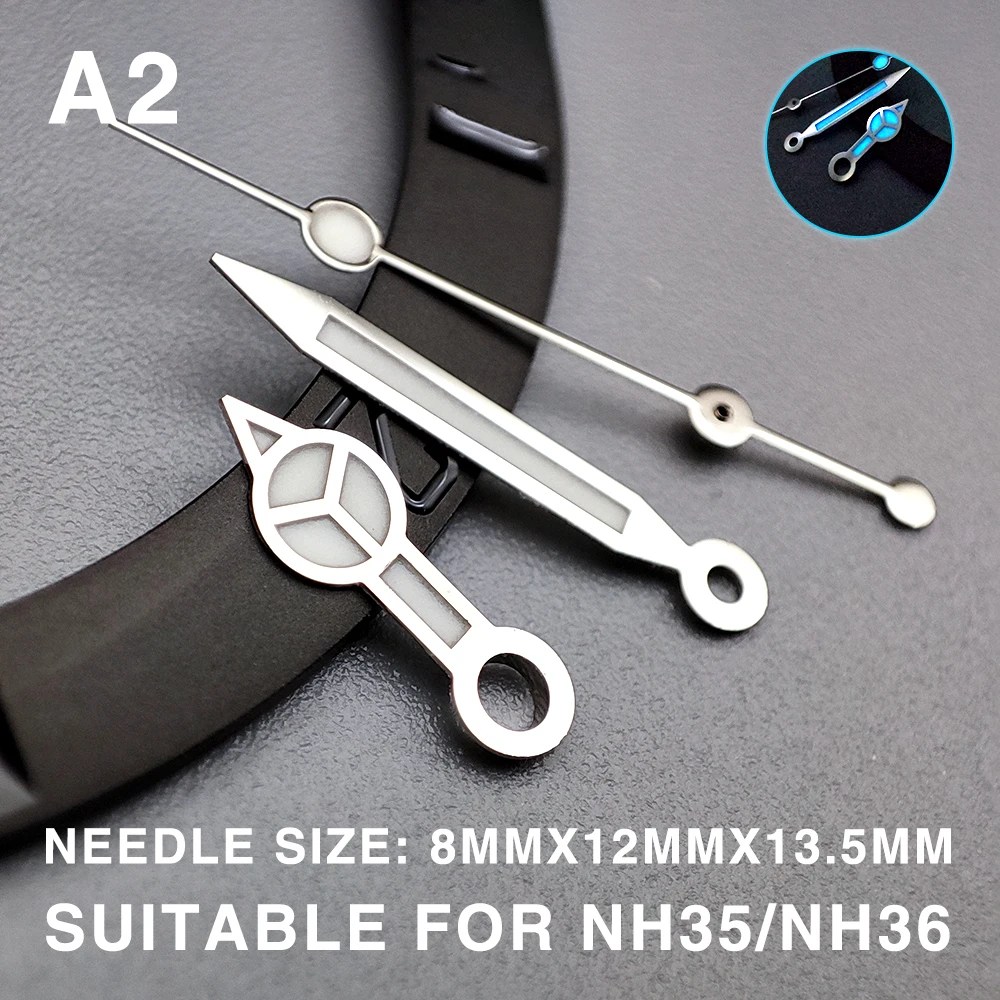 Modified Accessories NH35 Hands Luminous /Seahorse/ Watch Hands Fit The NH35 NH36 Movement