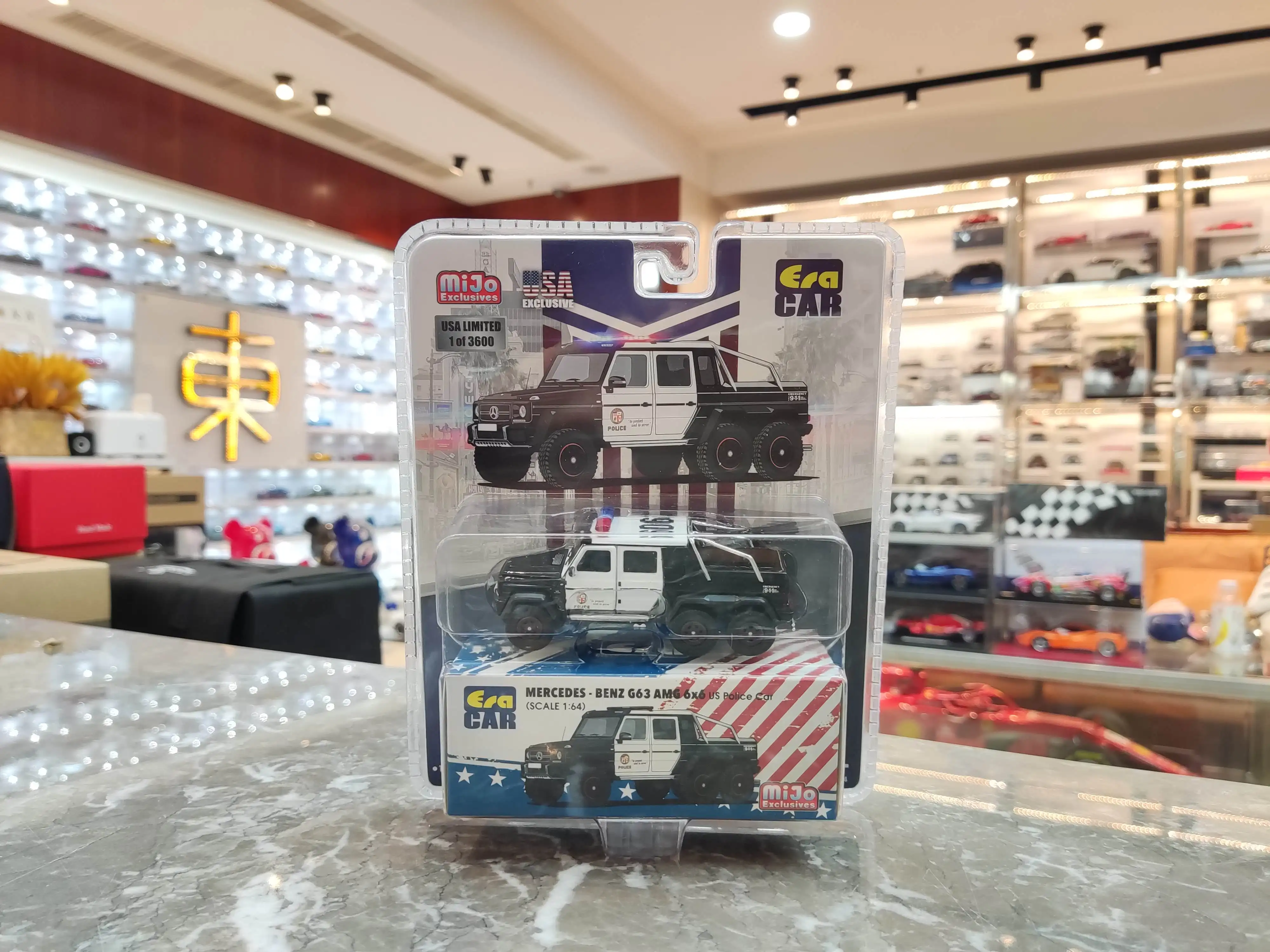 

[Ingenuity] Mijo Joint Era 1:64 Mercedes-Benz G63 AMG 6x6 Alloy Car Model Collection Ornament Gift