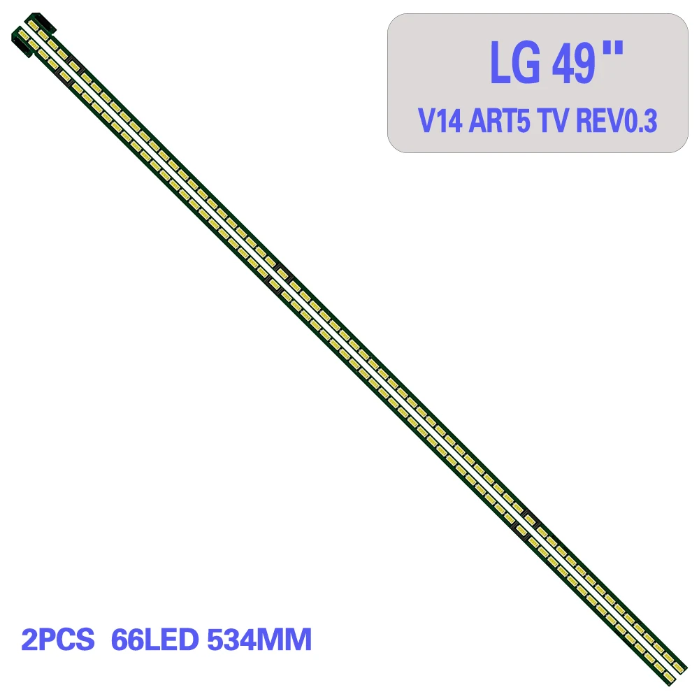 

LED LCD TV backlight strip for LG49UB8800 49UB8250/49UB8270/49UB8300-CG strip 49inch V14 ART TV REV 0.2 6916L-1722B/1723B