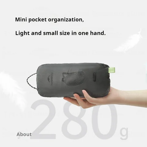 Мини-рюкзак Naturehike, 20 л, сверхлегкий, 280 г, складная, портативная, спортивная сумка на открытом воздухе, водонепроницаемый, для пешего туризма, путешествий, дышащий рюкзак