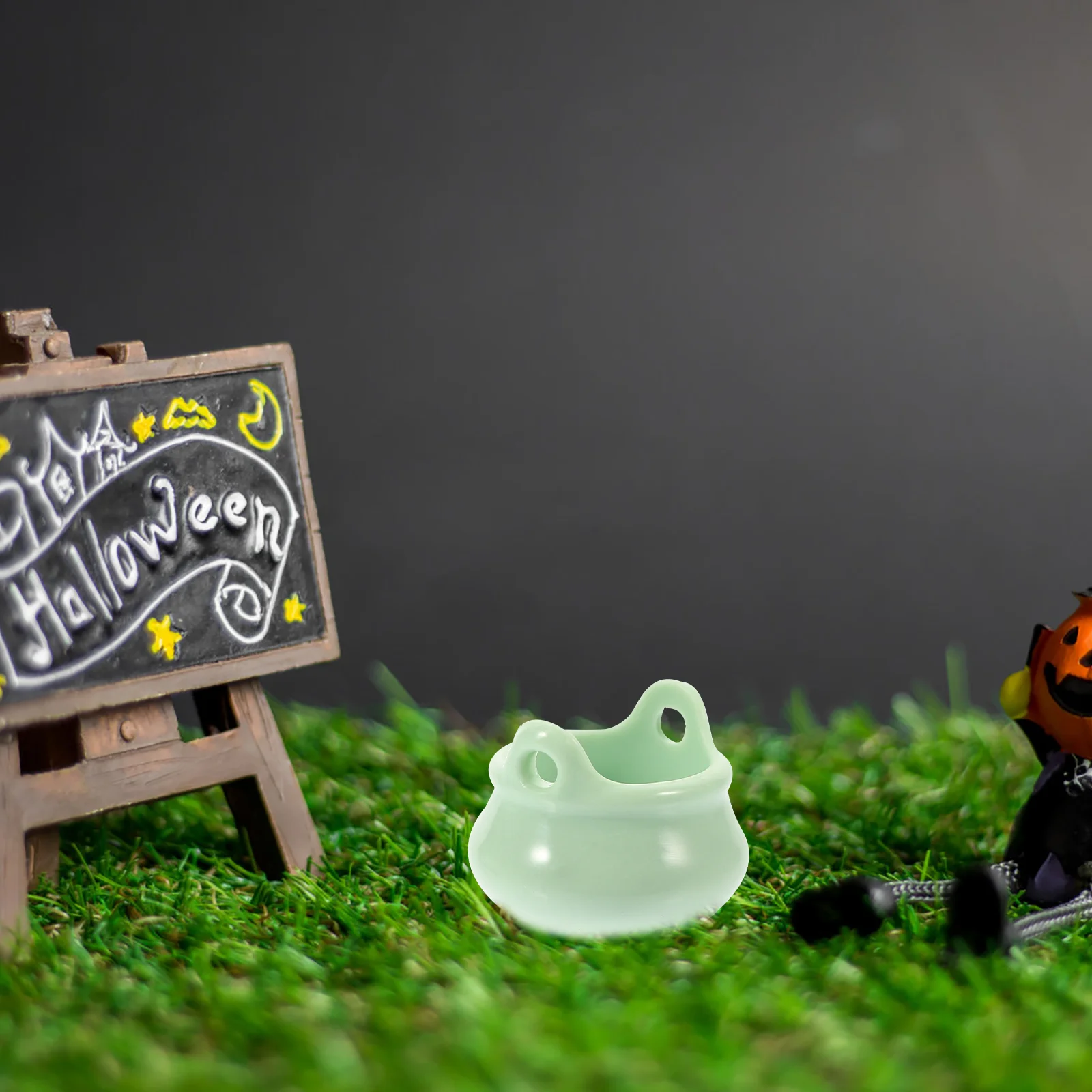 

10 Pcs Mini Halloween Cauldron Plastic Miniature Cauldrons Pots Bulk Toy Kettles